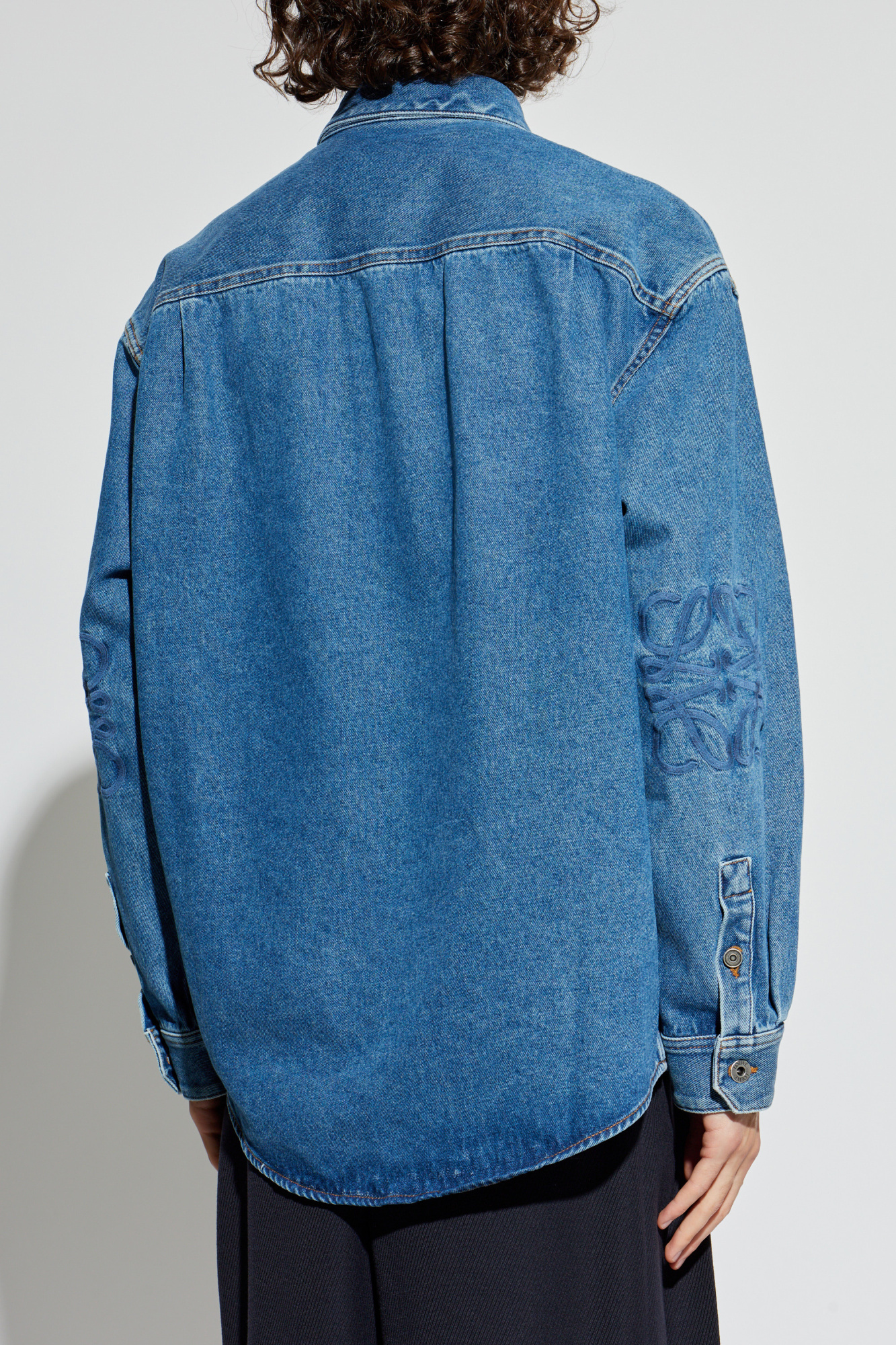 Blue Denim shirt with pocket Loewe - Vitkac Bonaire